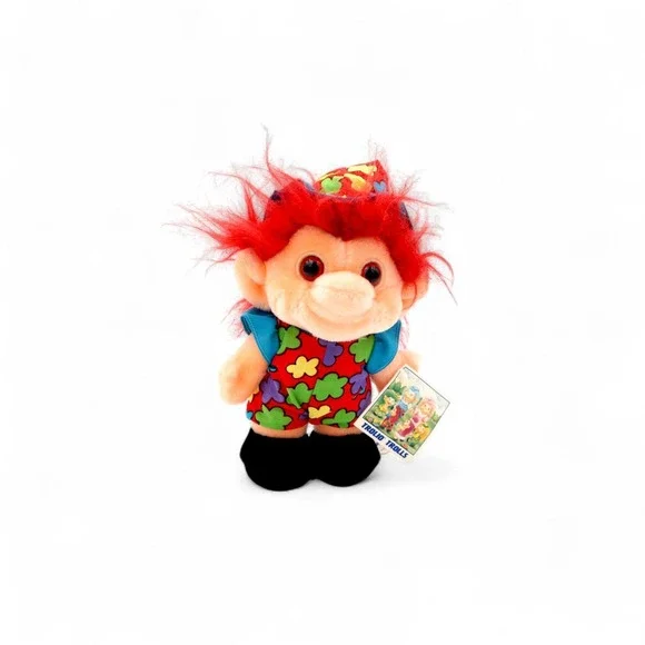 Vtg 90s Chosun Trolio Trolls Plush Doll 10" With Tag 90's Trolls New - Picture 7 of 10